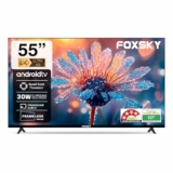 Foxsky 139.7 cm (55 inches) 4K Ultra HD Smart LED TV 55FS-VS (Black)
