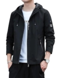 Lymio Jackets || Jacket for men || Lightweight Outwear Jacket (J-7-Black-M)