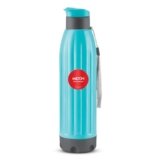 Milton Kool Windsor 900 Thermoware I Cold PU Insulated Water Bottle 700 ml, Leak Proof Flip Top Lid I for Office, Gym, School I Cyan Blue