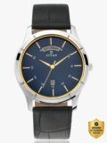 Titan Titan Workwear Midnight Blue Dial Black LeatherStrap Analog Watch  – For Men