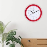 Matiz Analog 30 cm X 30 cm Wall Clock | Brown | with Glass | Standard| 107 RED