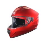 Studds Drifter ISI and DOT Certified Full face Helmet for Men and Women with Inner Sun Visor and Spoiler (Cherry RED M)