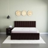 Interio by Godrej Ortho Plus Queen Bed Foam Mattress | 75 x 60 x 5 Inches, 10-Years Warranty, Convoluted Foam