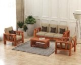 SAAMENIA FURNITURES Solid Sheesham Wooden 5 Seater Sofa Set for Living Room Furniture – Chocolate Brown Finish (3+1+1)