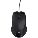 Portronics Toad 101 Wired Optical Mouse with 1200 DPI, Plug & Play, Hi-Optical Tracking, 1.25M Cable Length, 30Lakhs Click Life(Black)