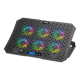 Ant Esports NC210 Gaming Laptop RGB Cooling Pad, 6 Quite Cooling Fans, Dual USB Ports, 5 Height Adjustable, Ergonomic Stand for 10″–15.6″ Laptops – High Airflow Speed Function Notebook Cooler