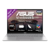 ASUS Vivobook S14,Smartchoice,AMD Ryzen AI 7 350,16GB RAM,1TB SSD,OLED, 14″,Windows 11, Office24, M365 Basic (1Yr)*,Cool Silver,1.4Kg,M3407KA-SF048WS,50Tops,Metallic Design,Next-Gen AI Laptop,Copilot+