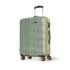 Aristocrat Comet Medium Polycarbonate Case 8-Wheel Trolley Bag, Champagne