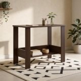 Green Soul Indus Study Table| 𝖨𝖲-𝟥𝟢𝟪𝟩 Complaint Engineered Wood| Compact Design|Hidden Book Shelf|Computer Table for Home PC|Writing Desk for Adults & Students | 90cm Wide|1 Yr Warranty – Wenge