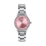 Sonata Poze Drop 6 Quartz Pink Round Dial Women’s Watch | Sheet Metal Strap Material | Watches for Women | Watches for Women Analog – SP80128SM01