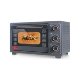 Pigeon Oven Toaster Grill 30 Liters OTG with Rotisserie, Oven Toaster and Grill for Grilling and Baking Cakes (Grey)