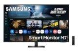 Samsung 43″(1.08m) 4K M7 Vision AI Smart Monitor | UHD 3840 x 2160 | Smart TV Experience with AI Picture & Sound|Type-C|Apple AirPlay|Gaming Bar|Remote|Speakers|Wi-Fi|Bluetooth|LS43FM700UWXXL|Black
