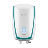 Havells Instanio 3L Instant Water Heater(Geyser)| Temp. Sensing LED Indicator| Rust & Shock Proof Body| ISI Marked|Warranty: 5 year on Inner Tank| High Rise Compatible (White Blue)