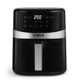 Tower Air Fryer 4.5L Digital 1600W 10 Presets 50-200C Timer Black