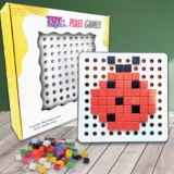 ToyMagic Pixel Cubes Puzzle Toy for Children Early Education|Math & Brain Games for Kids|Pixel Game Educational Board Games|240 Cubes with Pixel Board & Book|Best Birthday Gift for 3+Year,Multicolor