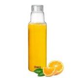 Treo By Milton Borosilicate Clarisma 1000 Glass Fridge Water Bottle, Leak-Proof & Durable, Wide Mouth for Easy Cleaning, Transparent Design, Suitable for Hot & Cold Beverages,Home & Office Use,1000 ml