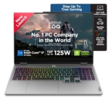 Lenovo LOQ Intel Core i7-13650HX | NVIDIA RTX 5060 8GB (16GB RAM/1TB SSD/144Hz Refresh Rate/572 AI TOPS/15.6″ (39.6cm)/Windows 11/Office 2024/Grey/2.4Kg), 83JE01F0IN Gaming Laptop