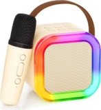 Toy Imagine Rechargeable Karaoke Mic with Speaker, Bluetooth, RGB Lights