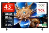 TCL 108 cm (43 inches) 4K UHD Smart QLED Google TV 43T6D