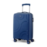 KAMILIANT by American Tourister Selva|Cabin Trolley Bag Small Size (56 cms) for Travel| Hard Case Polypropylene (PP) Suitcase|360° 8-Wheel Spinner Luggage Trolley|Combination Lock|Navy