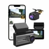 PAPAGO N291 3K Dual Channel Dashcam with Sony CMOS Sensor | F1.5 Ultra-Wide Lens | 3” Display | Mobile Wi-Fi & Voice Control | 256GB Support | High Temp Safe Design