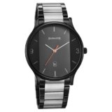 Sonata Quartz Analog Black Dial Watch for Men-NS77105KM01
