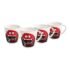Larah Diana Opalware Glass Dinner Set, 25-Pieces, White