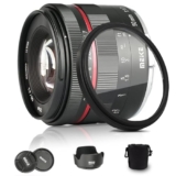Meike 50mm F1.7 E-Mount Full Frame Manual Focus Large Aperture Lens for Sony E-Mount Cameras A7III A9 A7RIII NEX 3 NEX 3N NEX 5 NEX 5T NEX 5R NEX 6 7 A5000 A5100 A6000 A6100 A6300 A6500