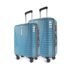 Safari Prisma Neo 57Cm Small Cabin Trolley Bag Polyester Expandable Soft Luggage, 4 Wheels 360 Degree Wheeling Carry-On Travel Bag, Suitcase for Travel, Trolley Bags for Travel, Teal