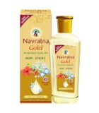 Navratna Gold Ayurvedic Cool Oil | Goodness of Almonds | Non-Sticky and Fresh Lily Fragrance | 500ml