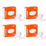 Orient Electric 12W Rimless LED Surface Panel Light | 990 Lumens | Wide Voltage Operation | Up to 4.0 kV Surge Protection| 6500K, Cool White Light| BIS Certified | Made in India| Pack of 4