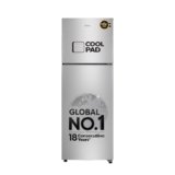 Haier 240 L 1 Star Frost Free Double Door Refrigerator with Cool Pad for Extended Freezer Cooling & Spacious Fresh Zone (HEF-251EGSA-P, Moon Silver, 2026 Model)