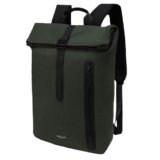 F Gear Tavero 15L Premium Green Laptop Backpack | Stylish Net-Texture Design | 1 Front Pocket | Fits 17-inch Laptop | Water-Resistant, Lightweight, Organizer | Fashionable Work & Daily Backpack
