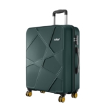 Safari Pentagon Pro Check-in Trolley Bag, Hard Case Polypropylene, 360º Wheeling Luggage with 8 Wheels Spinner for Men & Women, Travel Bag, Suitcase for Travel, Dusk Green, Large Size, 75 Cm