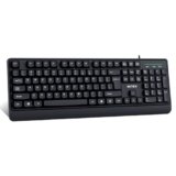 Intex Stream Wired Keyboard IT-KB335 | USB 2.0 Full Size Keyboard | 5 Million Click Key Life | 1.5M Cable | Ergonomic Design | Smooth Typing | Plug & Play Keyboard for PC, Laptop & Desktop