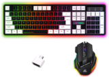Ant Esports KM1410 Wired Gaming Keyboard and Mouse Combo Set(Black)