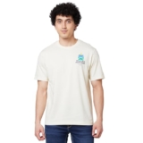 Spykar Round Neck Half Sleeves White T-Shirt for Men (Size: M)-MKTFT1BD093_Off White