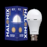 HALONIX Led rechargeable emergency led light 8.5W B22 Cool White bulb 4 hours Bulb Emergency Light(White)