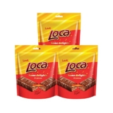 LuvIt. Loca Home Delight Choco Caramel Bar with Nougat | Homepack | 600g – Pack of 3