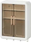 Sorath Plastic Crockery Cabinet(Finish Color – White, DIY(Do-It-Yourself))