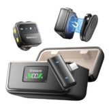 GRENARO P10 Wireless Mic for Youtubers with 3-Level Noise Reduction, Mic Wireless with 40H Charging Case, Mike for YouTube Channel