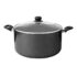 Fackelmann Ceramic Nonstick Biryani Pot,Handi,Casserole W Glass Lid 24Cm|German Technology|Non-Toxic|Pfoa,Bpa & Nickel-Free|Induction Base- All Stoves|Even Heating|Pulao,Biryani,5 Litre,Royal Blue