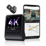 DDPAI 4K Dash Cam for Car Front and Rear, STARVIS IMX415 Sensor, ADAS, Built-in GPS Route Recorder, Night Vision, Dual Channel 8MP UHD Dash Camera + 3MP FHD, 2.3″ LCD, App, Wi-Fi