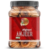 Marwadi Farm Afghani Anjeer Naturally Dried Figs | Soft Texture and Rich Taste | Authentic Flavor | Family Pack (1kg, Afghani Anjeer)