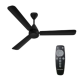 Crompton Energion Hyperjet 1200mm BLDC Ceiling Fan | Point Anywhere Remote Control | BEE 5 Star Rated Energy Efficient | Superior Air Delivery | Anti-Rust | 2 Year Manufacturer Warranty | Matte Black