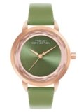 French Connection Astral Green Round Dial Womens Analogue Watch FCN077NL