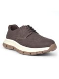 Bata Men Casual Lace-Up Derby Shoes – Brown 10 (UK)