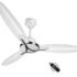 Crompton Energion Nucleoid 1200mm BLDC Ceiling Fan | Remote Control | BEE 5 Star Energy Rated | High Air Delivery | 4 Years Manufacturer Warranty | White Black