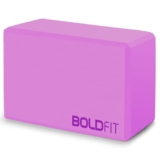 Boldfit High Density Foam Yoga Block for Stretching & Balancing – Premium Accessory for Women & Men – Purple