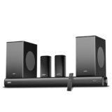 Mivi Superbars Cinematic 900W Premium Dolby Home Theatre System [Newly Launch] with Dual Subwoofers soundbar, 5.2 Channel, EQ & Input Modes, BT v5.3, Sound bar